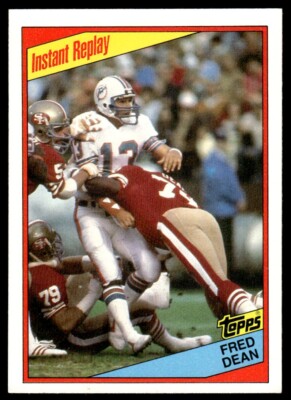 1984 TOPPS FRED DEAN K SAN FRANCISCO 49ERS #355