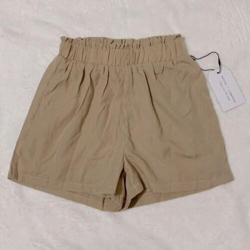 Better Together Athletic Shorts Women's XS Beige Pull-On High Rise Inner Lining