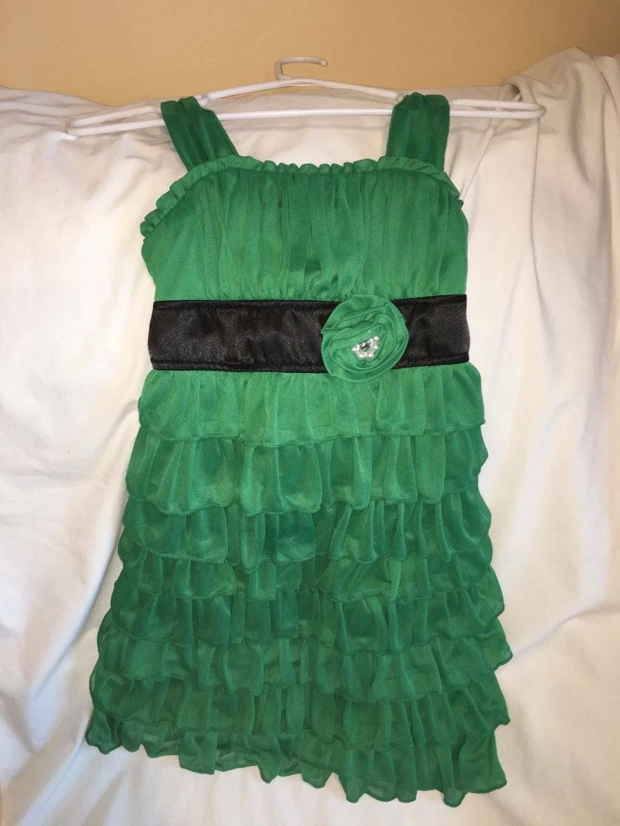 Sequin hearts green clearance dress