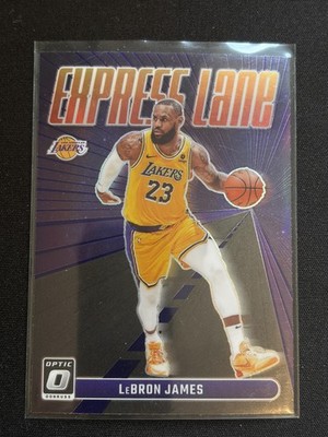 2023-24 Donruss Optic #9 LeBron James Express Lane Purple