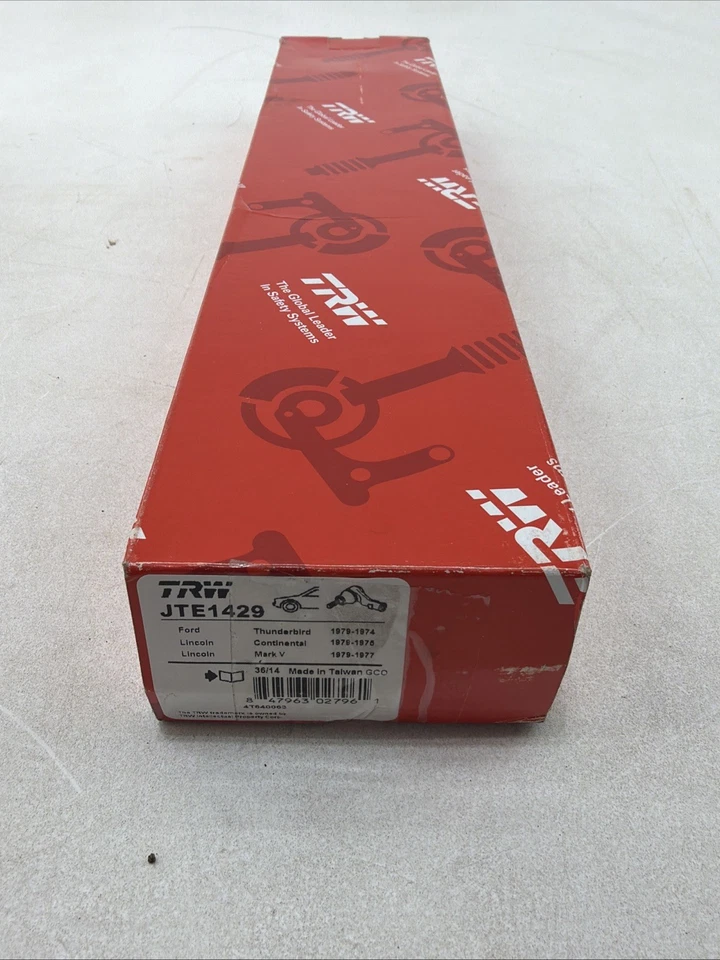 Extremo de barra de acoplamiento interior TRW JTE1429 para Ford Thunderbird Torino LTD Galaxie 1974-1979 Foto 4 de 4