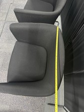 Elegant Black Swivel Tub Chairs Set of 6