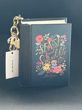Coach Sense And Sensibility By Jane Austen Book Bag Charm CFK42  NEW with tags