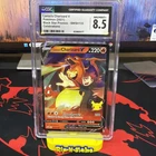 Pokemon TCG Lance's Charizard V Black Star Promo SWSH133 Celebrations CGC 8.5