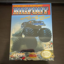 Acclaim Bigfoot Nintendo NES Sealed NTSC-U/C 1990 Off-Road Racing
