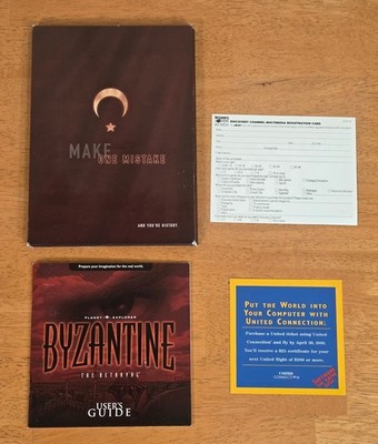 Byzantine The Betrayal Discovery Channel Interplay PC Game CD Windows 95 No Box
