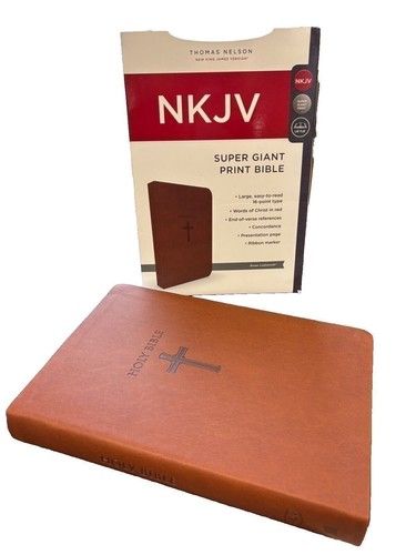 Super Giant Print Bible NKJV Imitation Leather Largest Print 16 point BRAND NEW! - Bild 3 von 9