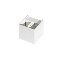 2 Kinkiety Led 6W 480Lm IP54 3000K BiałY Nowoczesny