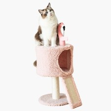 Flingo 2-Level Cat Tree for Small Cats  Kittens with Replaceable