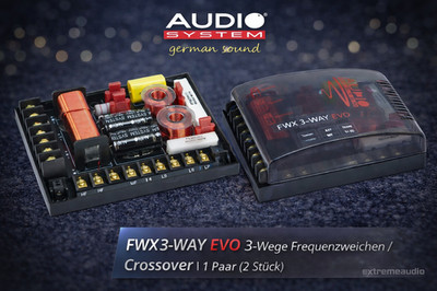 AUDIO SYSTEM FWX 3-WAY EVO 3-Wege Frequenzweichen / Crossover 1 Paar (2 Stück)