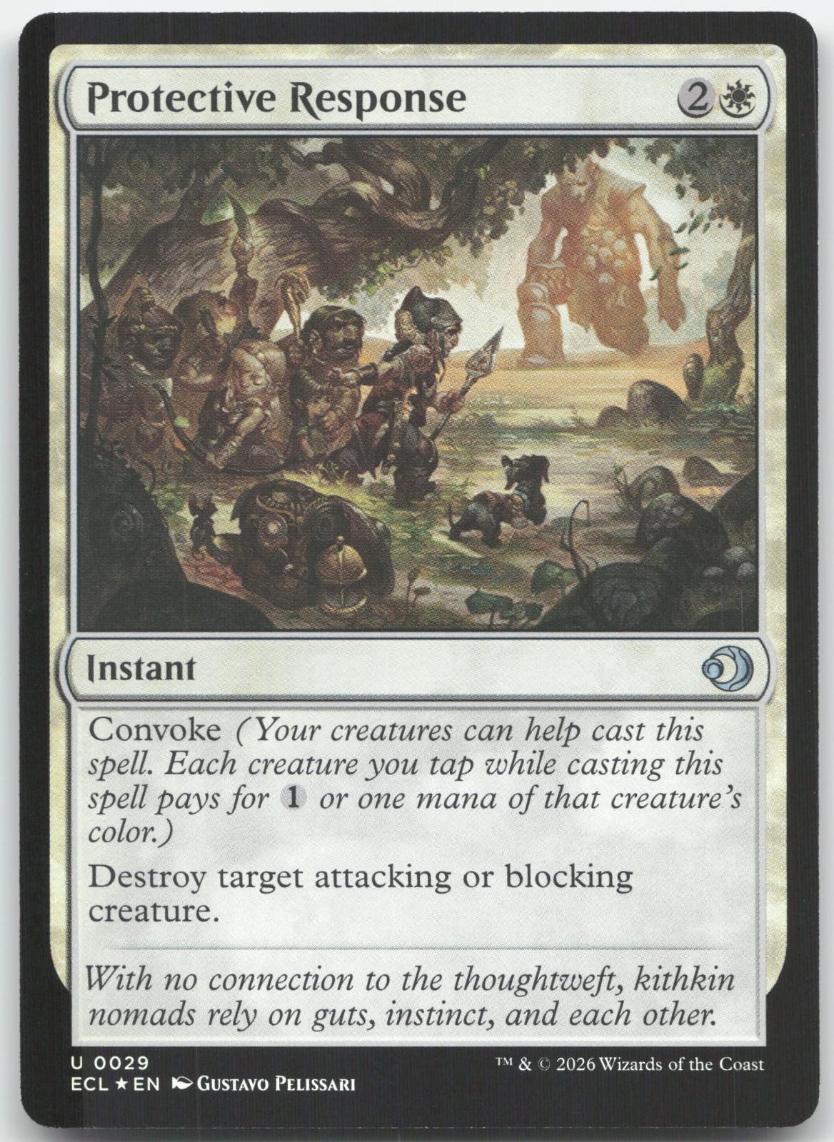 Protective Response 29 Uncommon Lorwyn Eclipsed Magic: The Gathering Foil NM