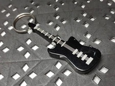 Very Cool Tommy Emmanuel Black Guitar Keychain