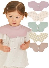 Baby Bibs 5-Pack, 360 Rotate, Soft and Absorbent Bandana for Drooling and...
