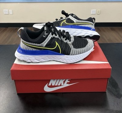 Size 12- Nike React Infinity Run Flyknit 2 Racer Blue Cyber