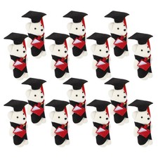  14 Pcs Dr. Bear Graduation Gift Box Mini Stuffed Animal Toys Small Bears