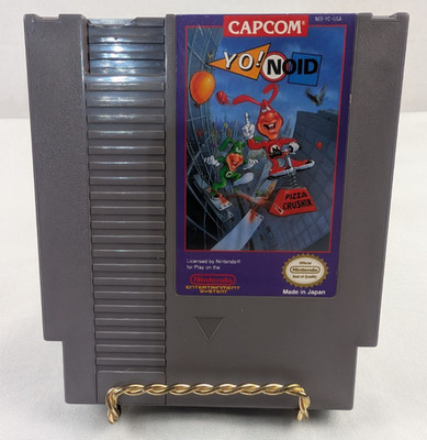 Yo! Noid NES Nintendo Capcom Authentic Loose Cartridge Tested READ