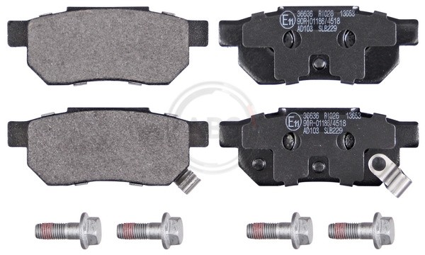 A.B.S. 36636 Bremsbelagsatz, Scheibenbremse For Honda Lotus MG Rover-image
