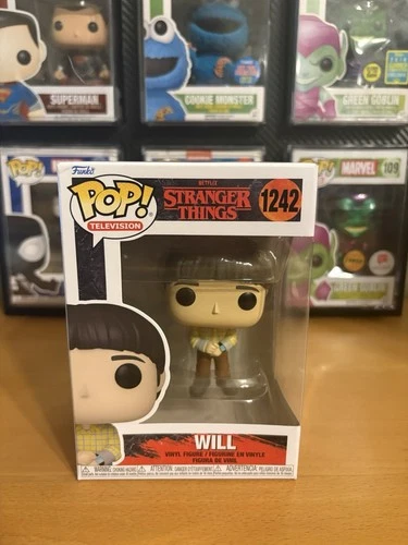 Funko Pop! Television Stranger Things Will #1242 Vinyl Figure W/Protector!!