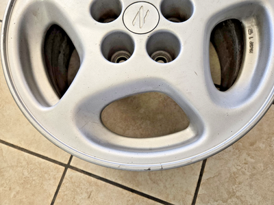 90-96 RIGHT Side Nissan 300ZX 5 Spoke Alloy Wheel 16x7.5 OEM