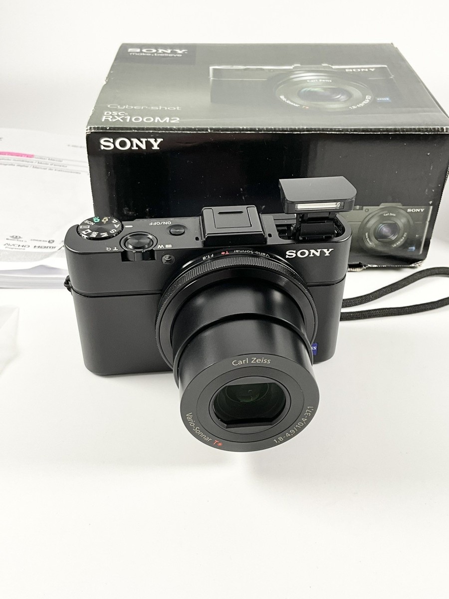 Sony Cyber-Shot RX100 II M2 Black Digital Camera Great