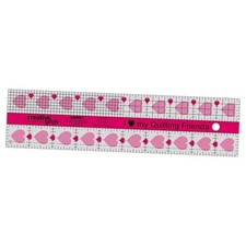 Quilt Ruler 2-1/2in x 10in Rectangle – CGRQF – Made in USA, Non-Slip Grip
