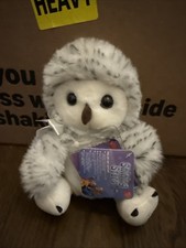 NWT Russ Berrie Shining Stars Snowy Owl Plush 8”