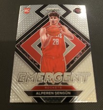 2021-22 Panini Prizm - Emergent Alperen Sengun #28 Silver Prizm (RC)