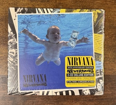 Nirvana Nevermind (2 CD Set, 2021, Deluxe 30th Anniversary Edition) New Sealed
