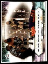 2021 Topps WWE #66 The Viking Raiders def. The Street Profits