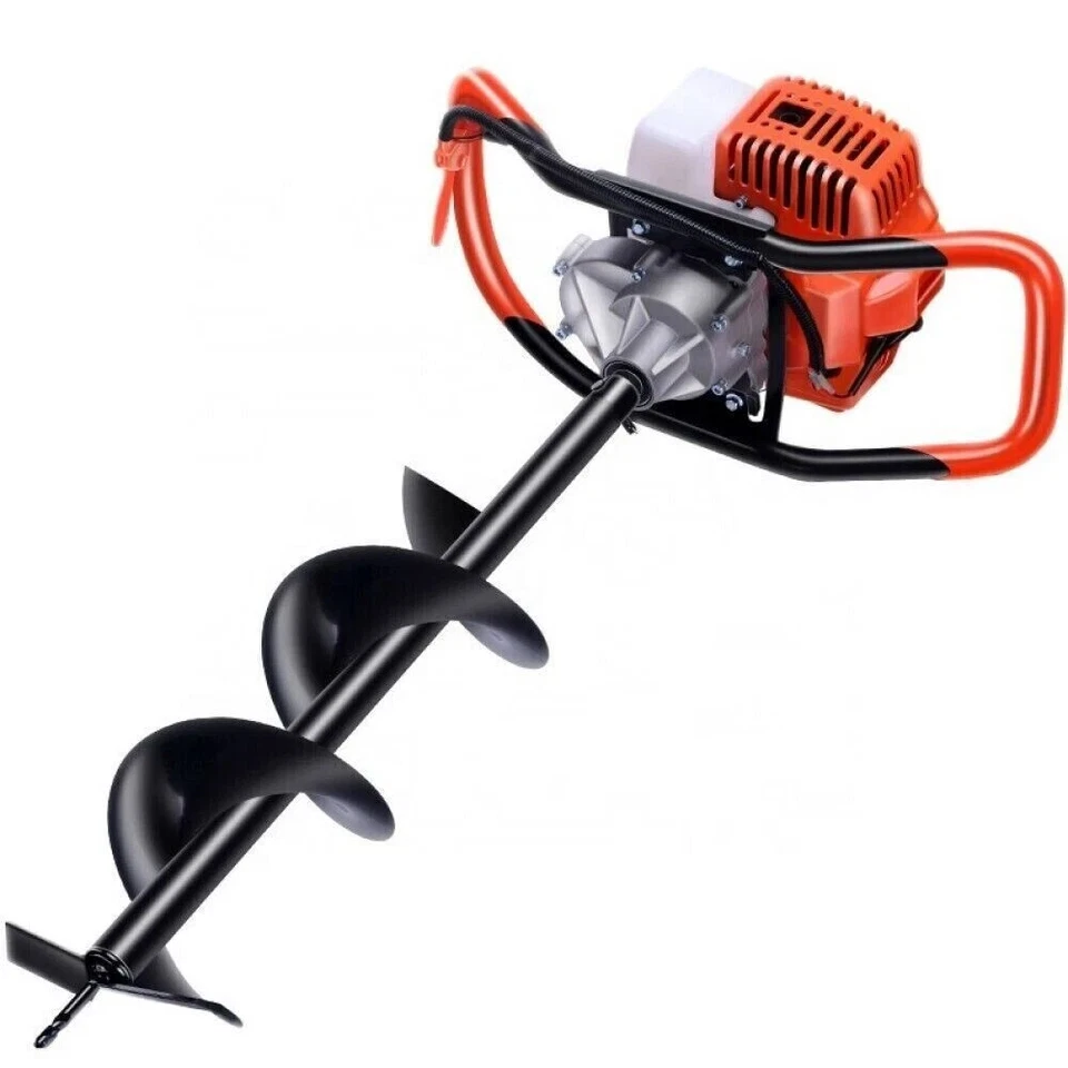 MOTOTRIVELLA TRIVELLA CON MOTORE A SCOPPIO 52CC 3 PUNTE 100 150 200MM - Immagine 2 di 4