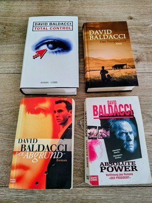 David Baldacci 4 Bücher: Total Control, Abgrund, Absolute Power, Das Versprechen