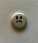 0.50 Gram Solid Silver FROWN FACE Round - .999 Pure Bullion - FREE SHIPPING NICE