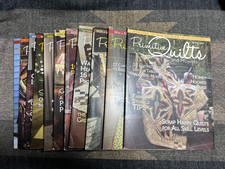 PRIMITIVE QUILTS  PROJECTS MAGAZINE LOT  Issues 2017 -2019  Uncut Patterns