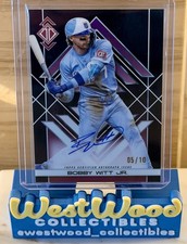 BOBBY WITT JR. 2025 TOPPS TRANSCENDENT COLL #TAIC-BW ICONS CHROME AUTO /10 Black