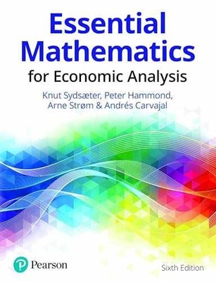 Essential Mathematics for - Paperback, by Sydsaeter Knut; Hammond - Very Good