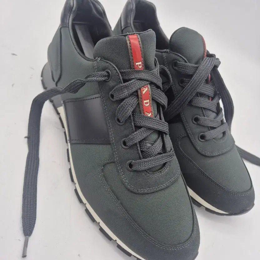 Prada Khaki Sneakers Casual Athletic Shoes 265 thumbnail 7
