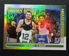 2020-21 Panini NBA Hoops Jersey Swap Holo Ja Morant Luka Doncic #7 🔥🔥
