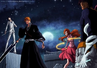 Anime bleach gotei inoue orihime ishida uryuu Playmat Gaming Mat Desk 10317