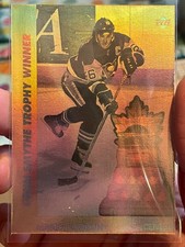 1991-92 Upper Deck Hockey #AW9 Mario Lemieux Conn Smythe Trophy Hologram