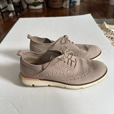 Cole Haan 4.Zerogrand Stitchlite White Wingtip Oxfords Shoes Women's Size 7B