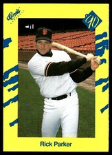 Rick Parker 1990 Classic Yellow #T72 Giants MLB READ FREE SHIPPING AutographDen