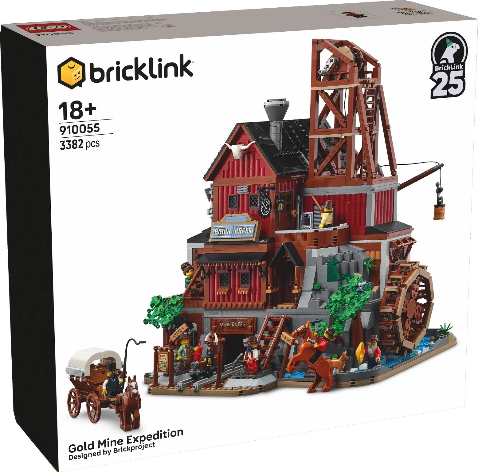 LEGO Bricklink Program Series 6 Gold Mine Expedition 910055 Ships in Shipper Box