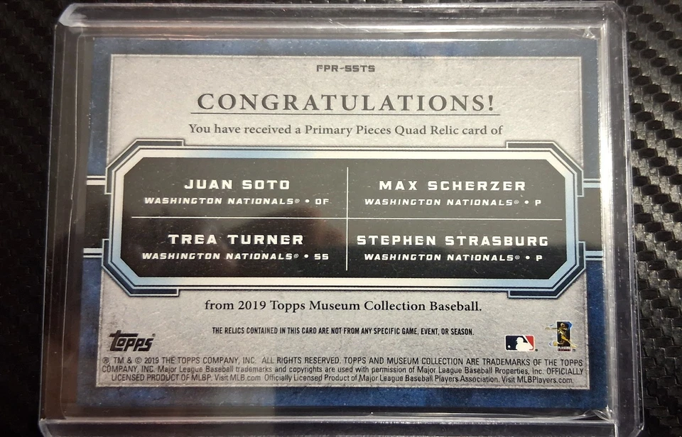 Topps Primary Pieces Four Player Quad Relics 2019 #FPR-SSTS cobre/75 (MEM) Foto 2 de 2