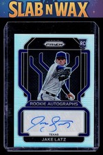 2022 Panini Prizm #RA-LZ Jake Latz Rookie Autographs