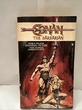 Conan the Barbarian Movie Tie-In 1982 Bantam Paperback Arnold Schwarzenegger