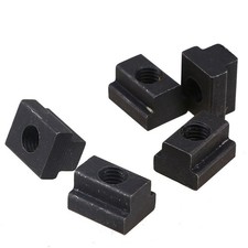 Heavy Duty Black Oxide T Slot Nuts - M8 - Machine Clamping Nut 60 pcs