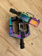 Crank Bros Mallet-E LS Clipless Pedals - Limited Edition Oil Slick 