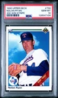 1990 Upper Deck Baseball Nolan Ryan #734 300 Win Stripe Texas Rangers PSA 10