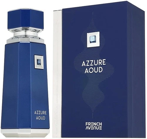 Fragrance World French Avenue Azzure Aoud for Men - 3.4 oz EDP Spray