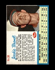 1962 Post Set-Break # 31 Jackie Brandt NM-MT OR BETTER *GMCARDS*